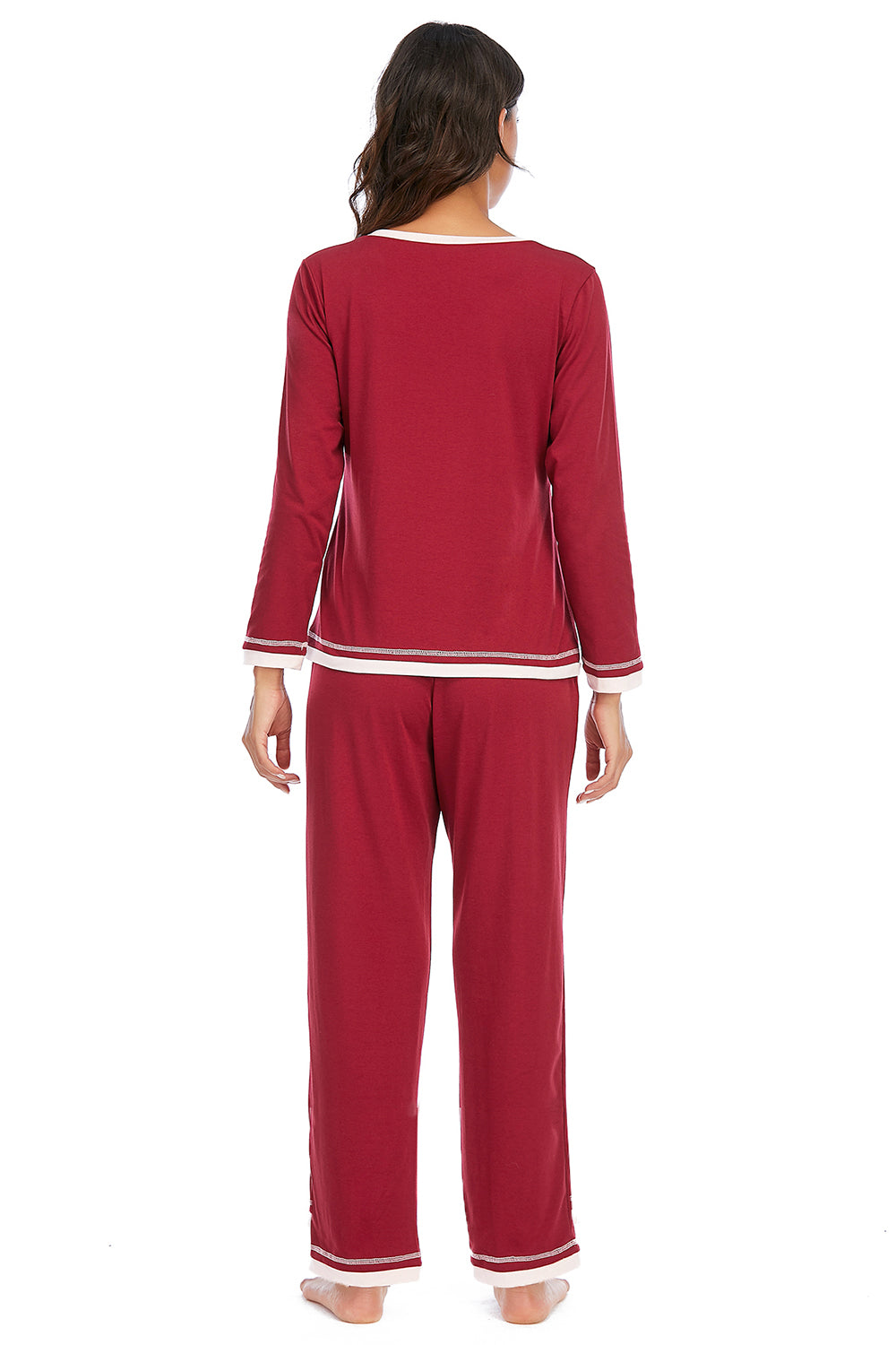 PJJAYS V-Neck Top and Pants Lounge Set