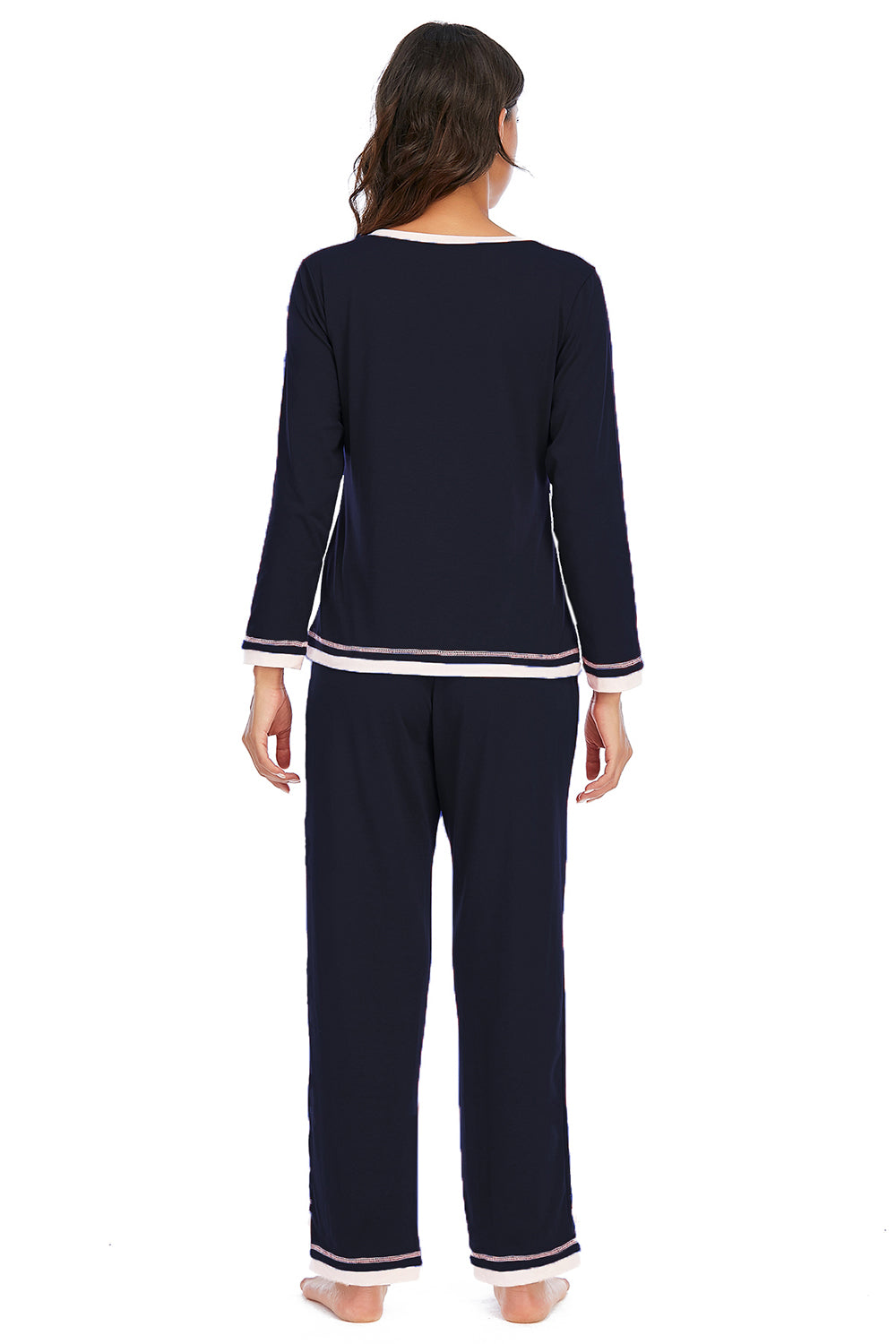PJJAYS V-Neck Top and Pants Lounge Set