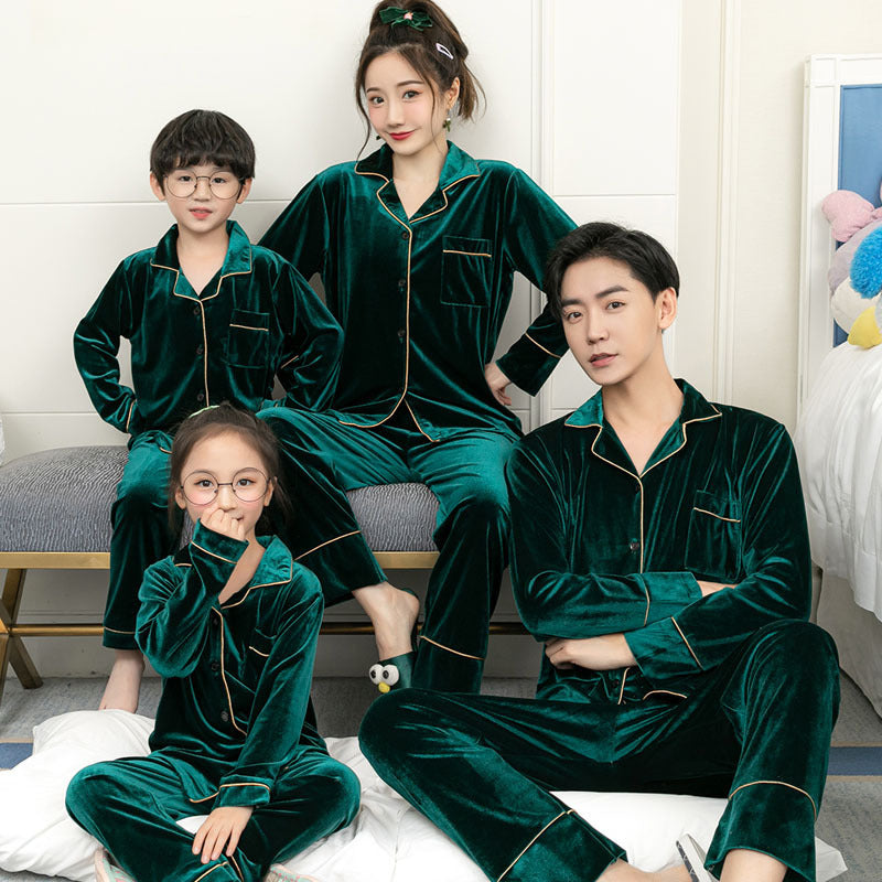 PJJAYS Family Velvet Long Sleeved Sets
