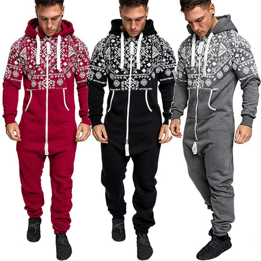 PJJAYS printed one-piece Men's lounge wear