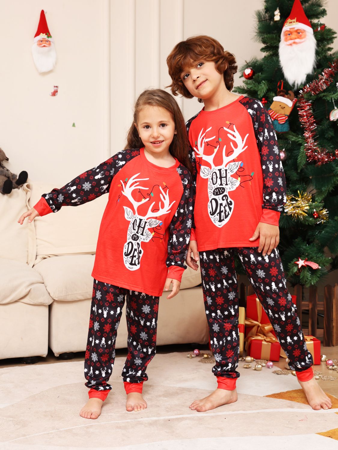 PJJAYS Reindeer Children's Graphic Set