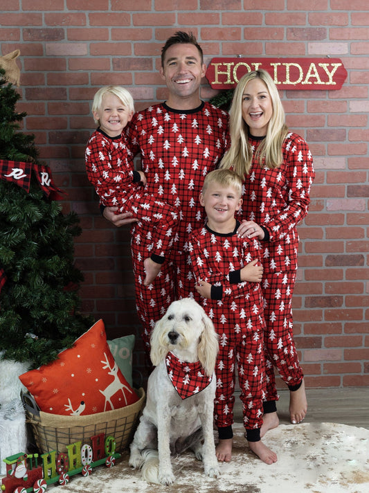 PJJAYS Family Matching Set- Christmas Tree Long Sleeved Set