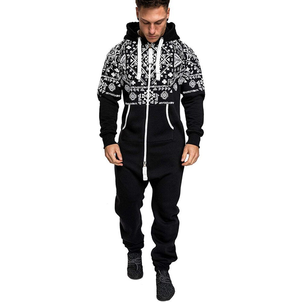 PJJAYS printed one-piece Men's lounge wear