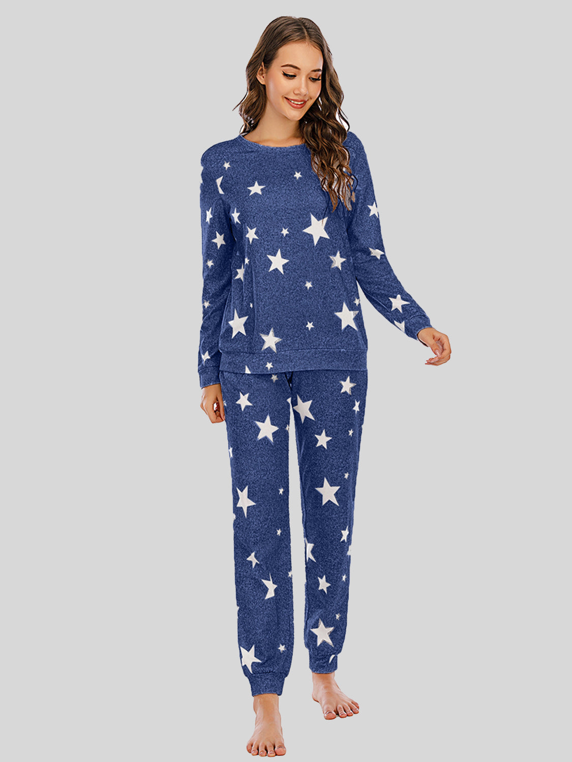 PJJAYS Women's Star Top and Pants Lounge Set