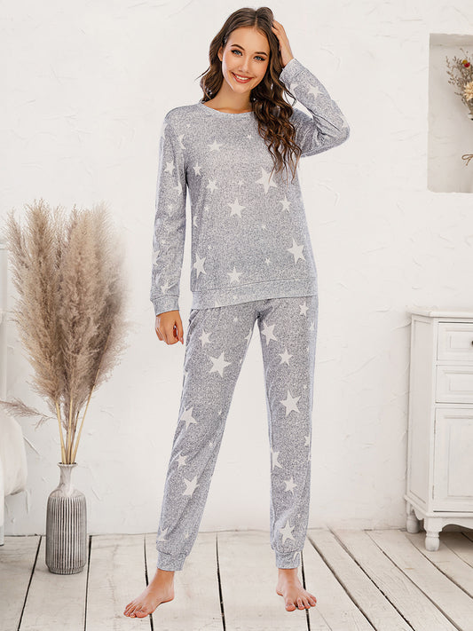 PJJAYS Women's Star Top and Pants Lounge Set