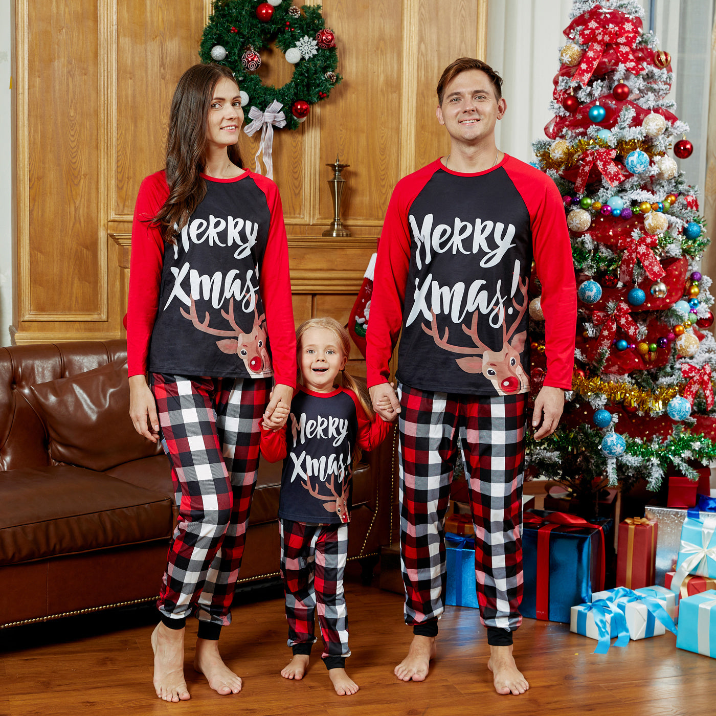 PJJAYS Christmas Family Reindeer Set