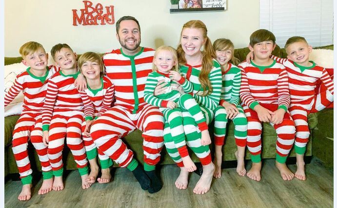 PJJAYS Holiday Family Pajamas One-piece Stripes